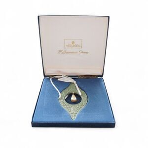 Wedgewood Millennium Gems 1998 Edition 2 "Wisdom" Vintage Holiday Ornament